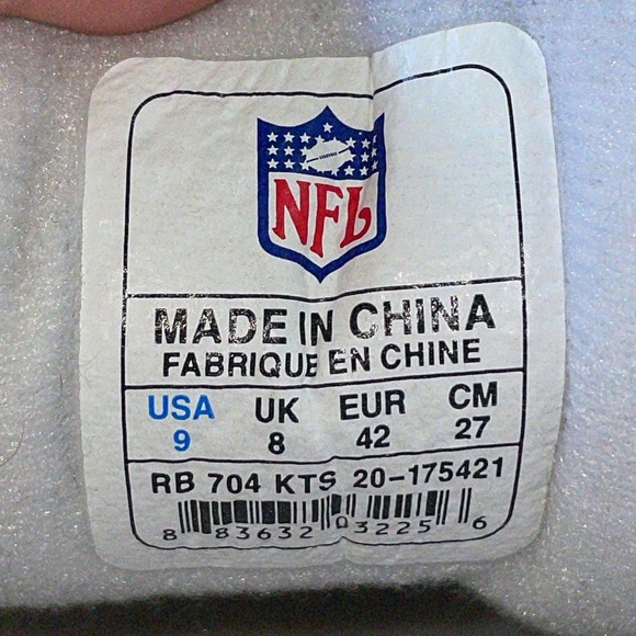 Reebok x NFL Minnesota Viking purple gold white mens sneakers - Picture 3 of 14